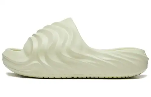 Li Ning Quiet Abrasion Resistant Slide Slippers Women's Light Fruit Green