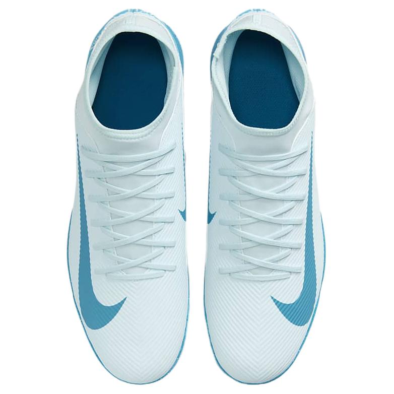 Nike Mercurial Superfly 10 Artificial Turf Slip Resistant Abrasion Resistant Soccer Shoes Men’s Blue