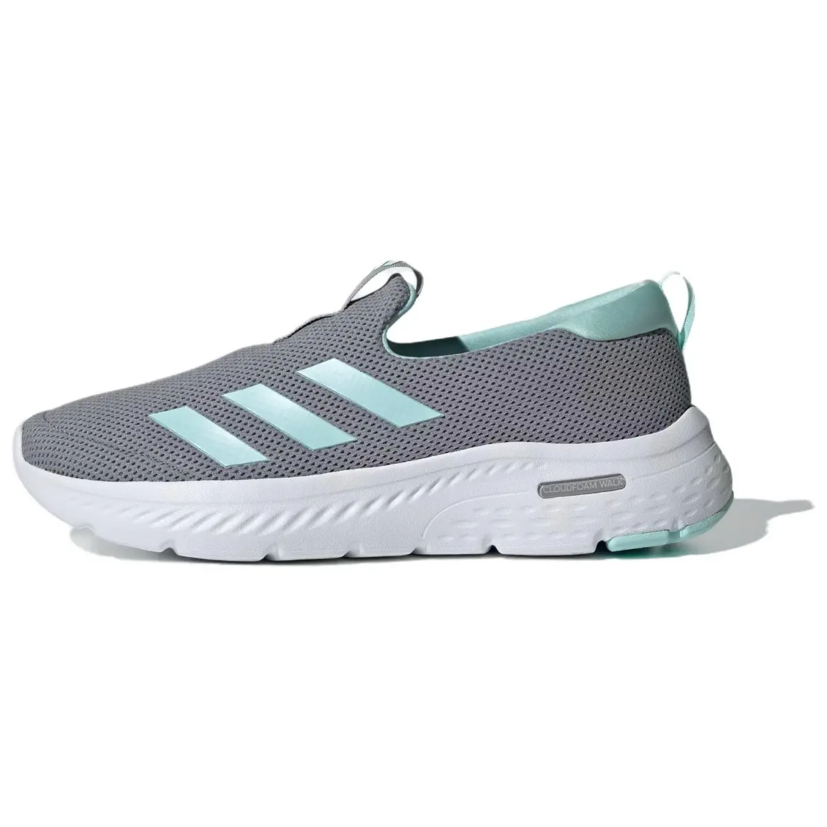 Adidas Slip Resistant Abrasion Resistant Slip Resistant Abrasion Resistant Low top Casual Shoes Women's Gray Green