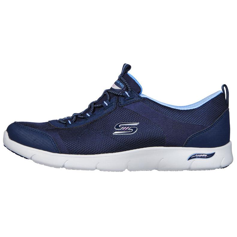 Skechers ARCH FIT REFINE Low top Casual Shoes Women's Marine Blue
