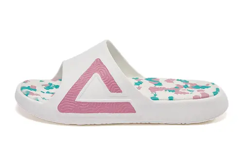 PEAK Slide Slippers Unisex White Pink