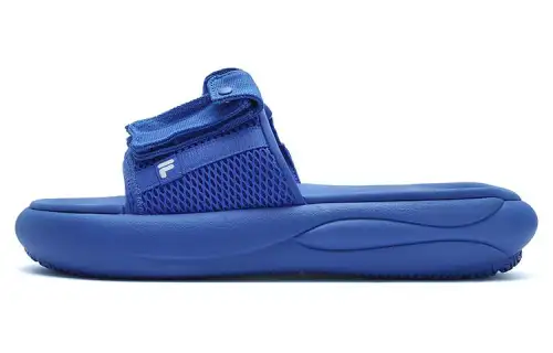 PANTONE x FILA FUSION ZIP UP Casual Abrasion Resistant Slide Slippers Men's Blue White