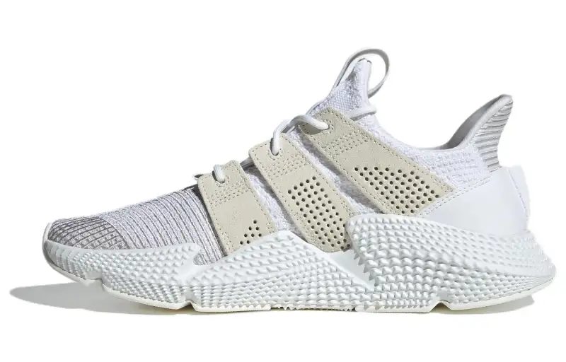 Adidas Originals PROPHERE Textile, Leather Low top Casual Shoes Unisex White