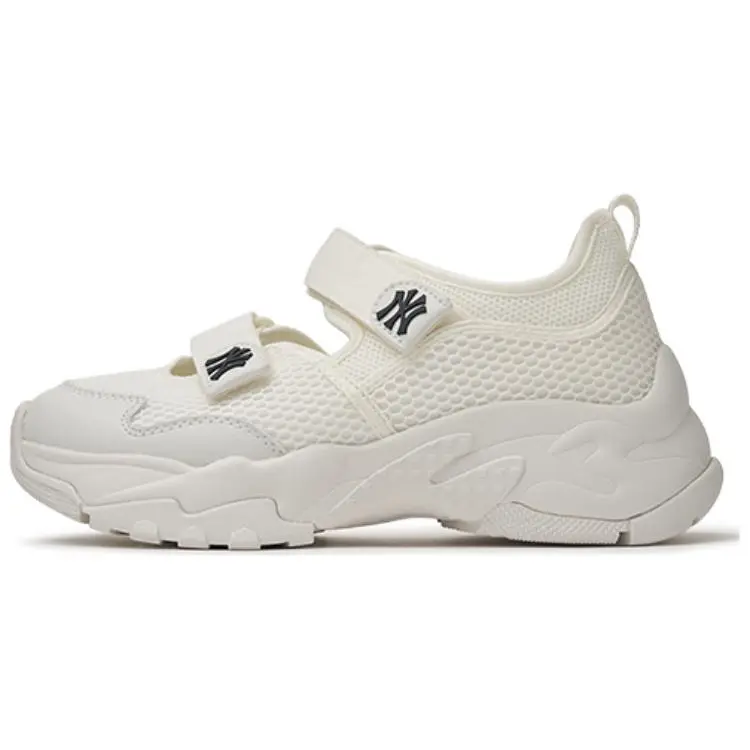 MLB Sandal Chunky Mask Abrasion Resistant Abrasion Resistant Low top Casual Shoes Women's White