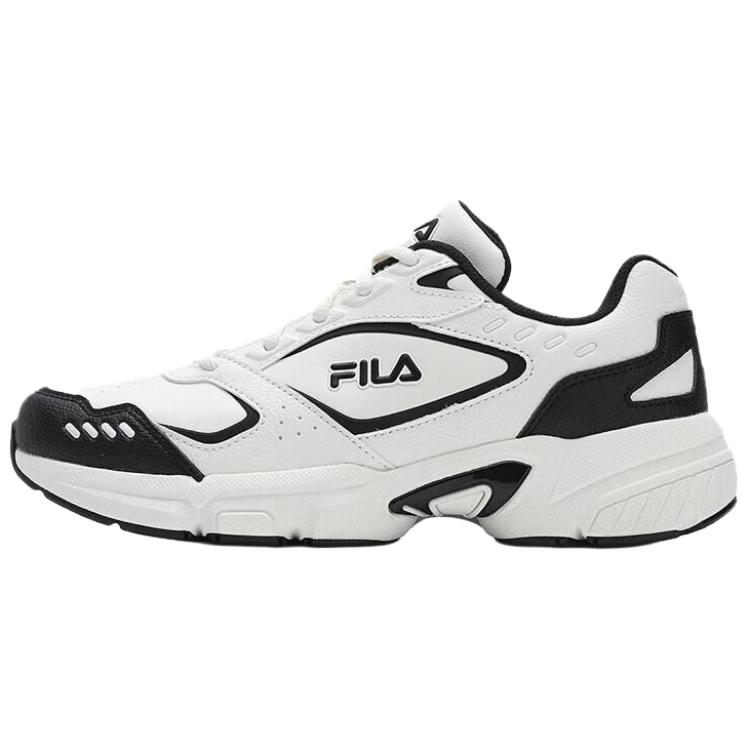 FILA DECIMUS Comfortable Abrasion Resistant Abrasion Resistant Low top Casual Shoes Women's Snow Black