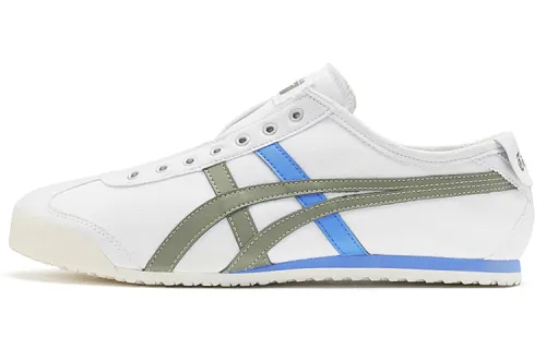 Onitsuka Tiger Onitsuka Tiger MEXICO 66 Slip-On canvas, sports and comfortable, low-top, lifestyle shoes, same style for men and women, white and green