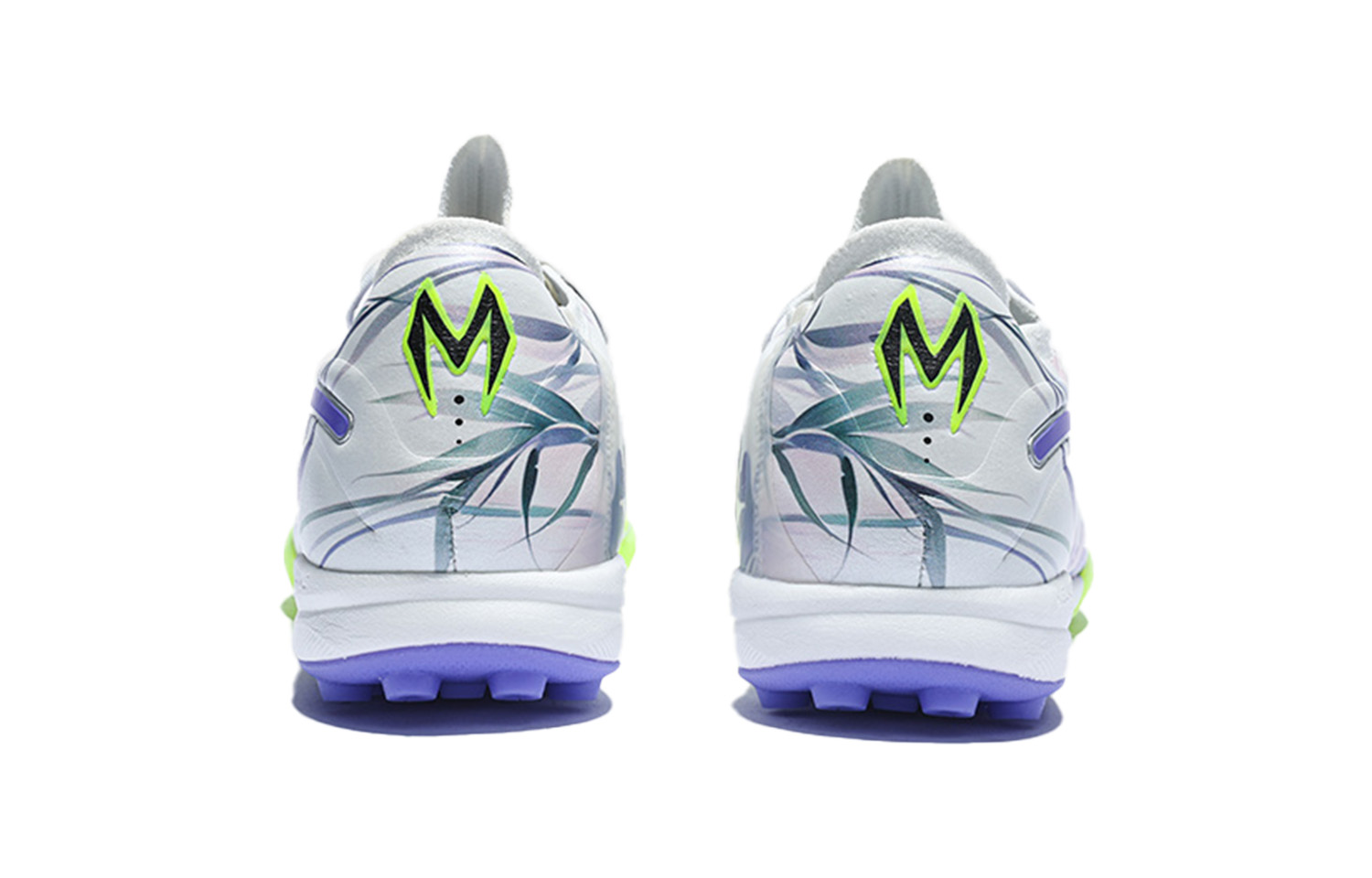 KELME Master 2.0 TF Turf Artificial Turf Professional Training Soccer Shoes Unisex White Purple