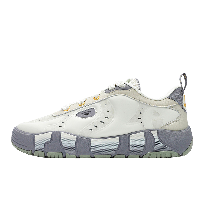 FILA Melt Synthetic Leather Comfortable Low top Casual Shoes Men's Gray