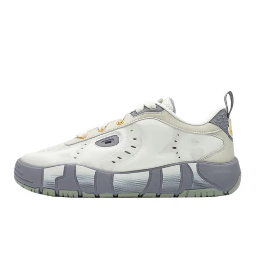 FILA Melt Synthetic Leather Comfortable Low top Casual Shoes Men's Gray