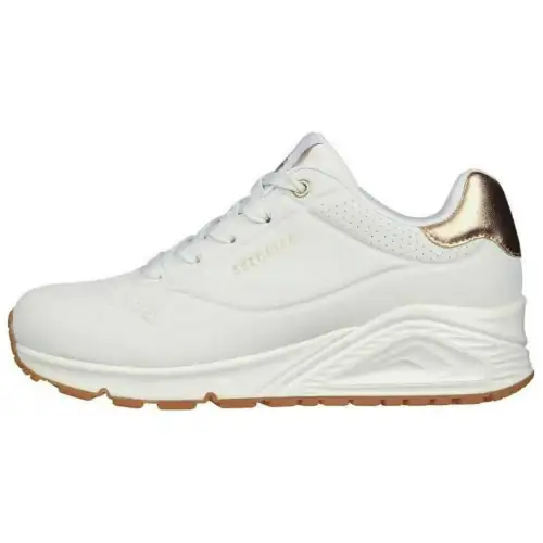 Skechers Low top Casual Shoes Women's White Gold