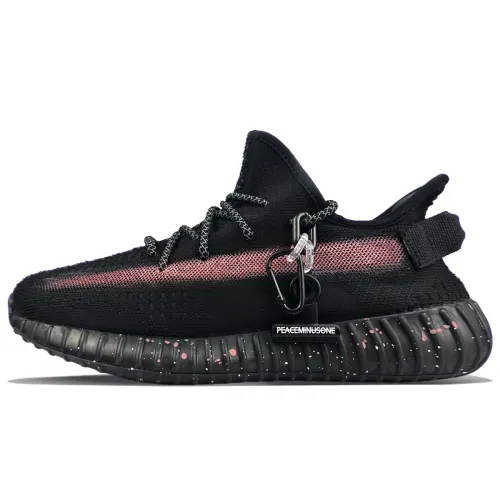 Adidas Originals Yeezy Boost 350 V2 Low top Casual Shoes Unisex Black Red