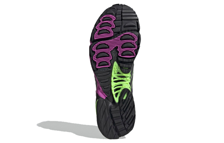 Мужские кроссовки adidas Torsion TRDC (фиолетово-зеленые) — Фиолетовый / зелёный — фото 6
