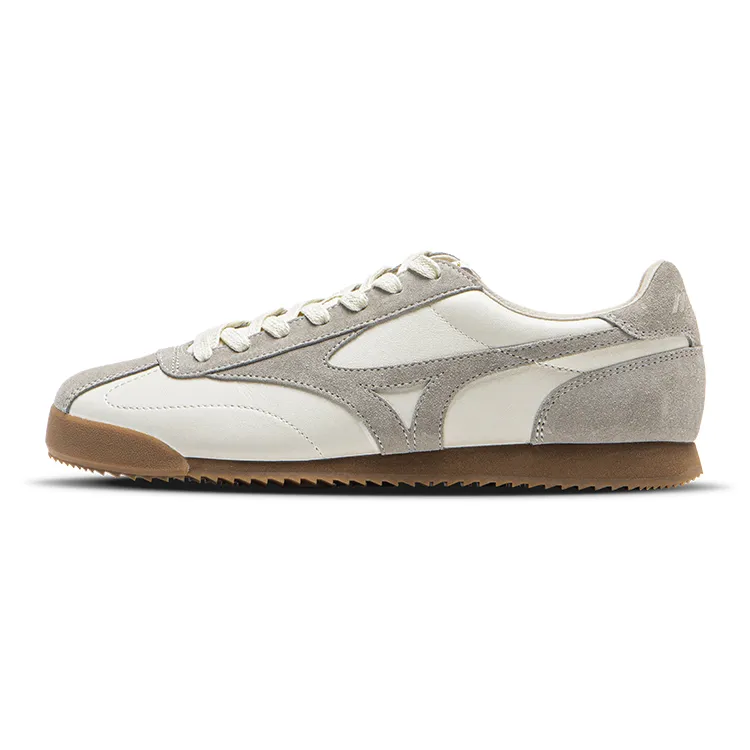 Mizuno Trendy Slip Resistant And Breathable Low top Casual Shoes Unisex White Gray