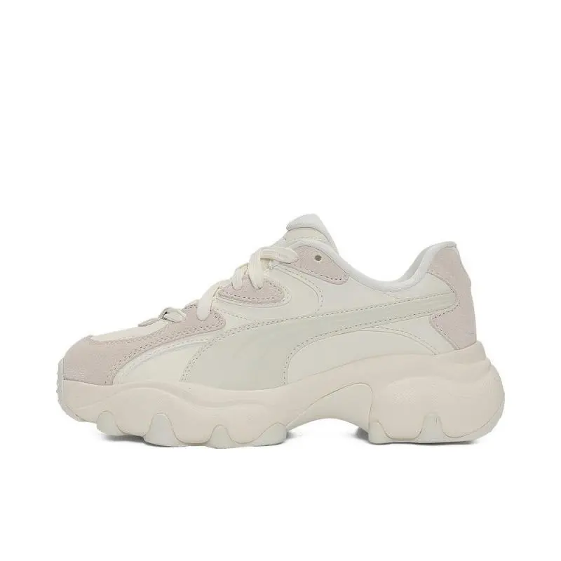 PUMA Pulsar Wear resistant And Lightweight Low top Casual Shoes Women's Beige