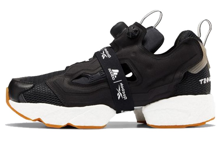 Adidas x Reebok Instapump Fury Boost Black Comensy Daily Low-Cloppence Life для отдыха обувь мужские и женские фасон унисекс черный белый