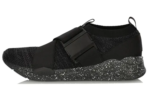 Li Ning Exceed Casual Shoes Women's Low Top Black/White