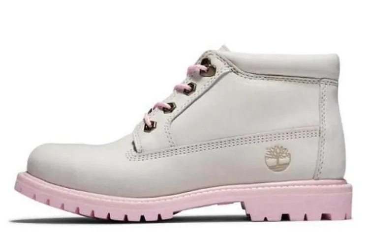 Timberland Women's'ss Nellie Chukka Double Waterproof Boot 'White Pink' Women's