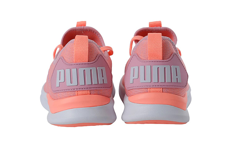 Женские кроссовки PUMA IGNITE Flash Evoknit (розово-бело-оранжевые) — Розовый / белый / оранжевый — фото 4