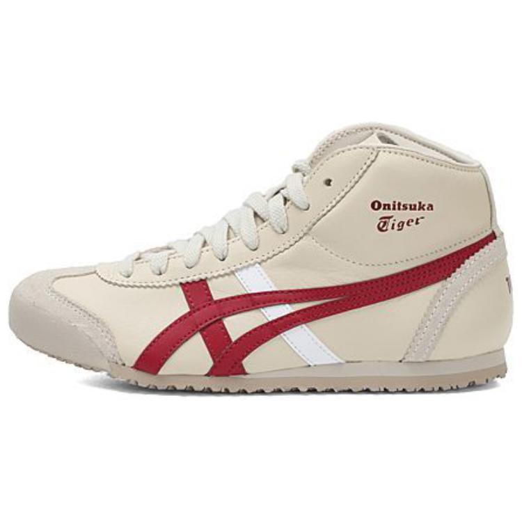 Кеды Onitsuka Tiger Mexico Mid Runner (миндально-серые)