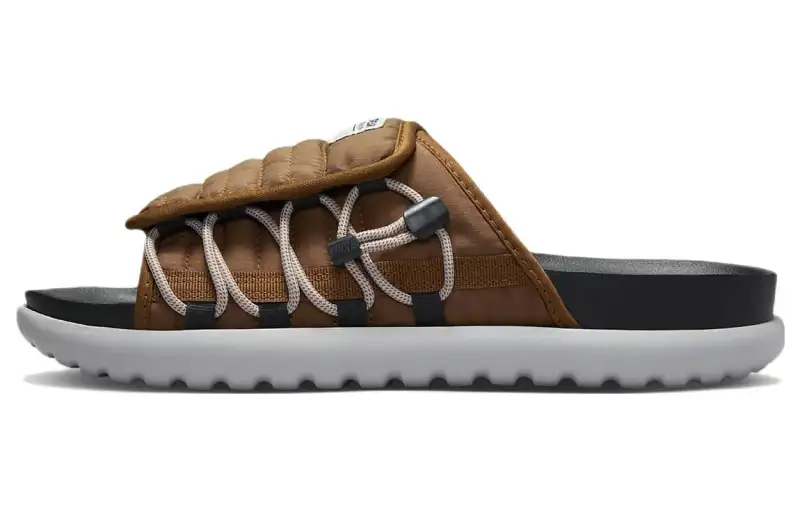 Nike Asuna 2 Comfortable Casual Sports Slippers Brown Black