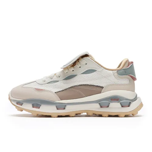 FILA KM2 Stackable Shoe 2 Low top Casual Shoes Women's White Pink Yellow