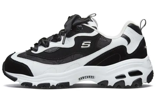 Skechers D'Lites 1.0 Low Top Running Shoes Black Women's