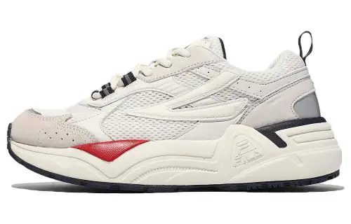 FILA Low top Casual Shoes Unisex White Gray Korean Style