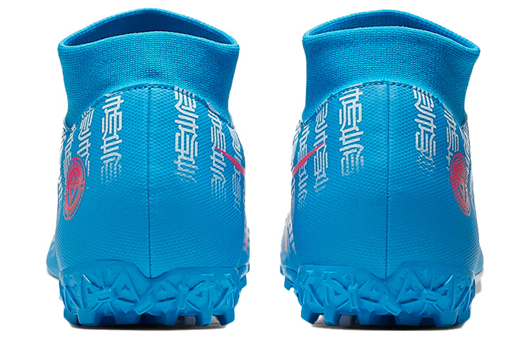 Мужские кроссовки Nike Mercurial Superfly 7 Academy CR7 (сине-розовые) — фото 4