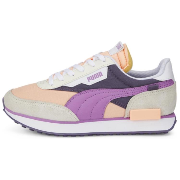 PUMA Future Rider Play On Cushioning, Wear Resistant Low top Casual Shoes Women's Orange Purple