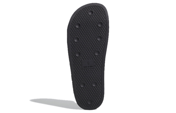 Шлепанцы adidas originals Shmoofoil Slides (черно-белые) — фото 6