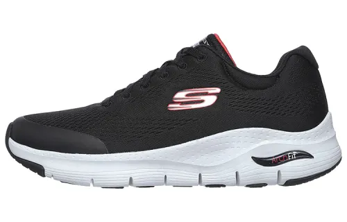 Skechers Arch Fit Casual Shoes Men's Low Top Black/White