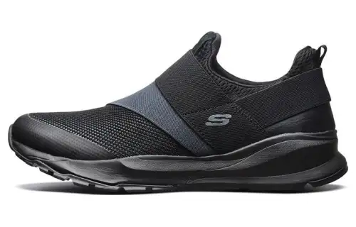Skechers Relven Slip Resistant Abrasion Resistant Low top Sports Casual Shoes Black
