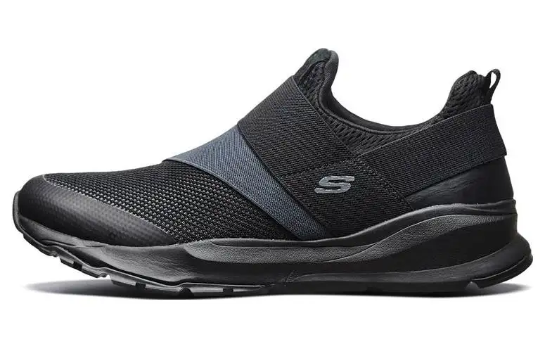 Skechers Relven Slip Resistant Abrasion Resistant Low top Sports Casual Shoes Black
