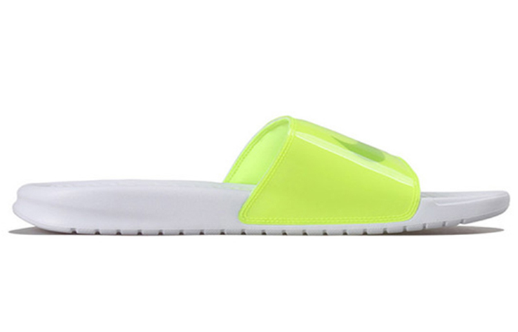 Мужские шлепанцы Nike Benassi JDI Print (желтые) — Жёлтый — фото 2