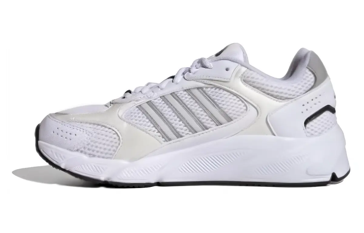 Adidas CRAZYCHAOS 2000 Mesh, Textile, Synthetic Leather Low top Casual Shoes Unisex White