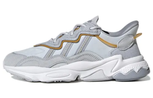Adidas Originals Ozweego Shoes 'Grey /Yellow' Women's