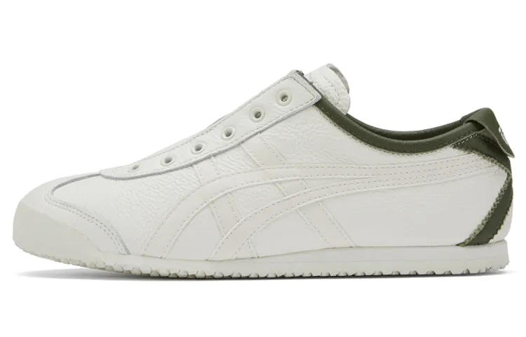Onitsuka Tiger Mexico 66 Slip On Shoes White Green
