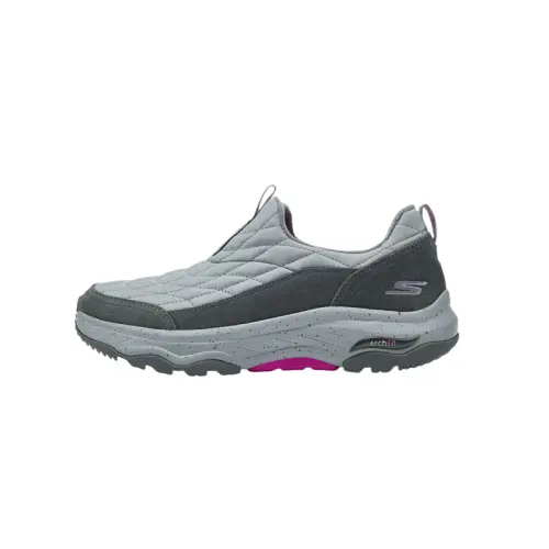 Skechers Women's GO WALK Abrasion Resistant Low top Casual Shoes Women's Gray
