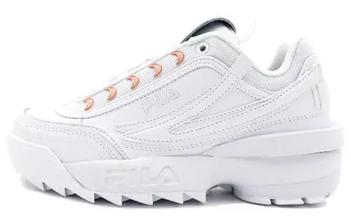 FILA EXP PIERCED Cushioning, Wear Resistant Low top Casual Shoes Women's White