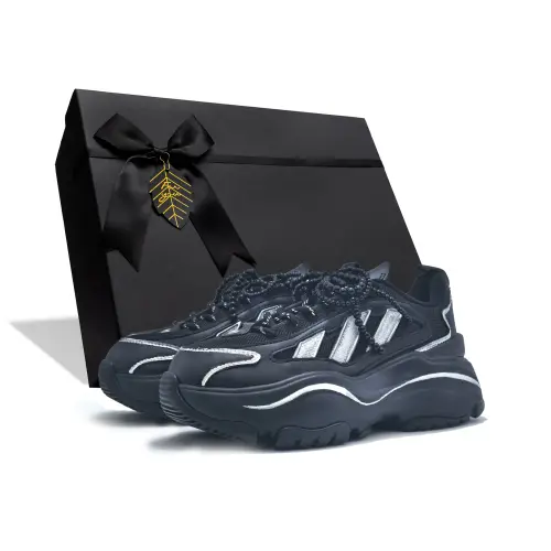 Adidas Originals OZGAIA Mercury Slip Resistant Abrasion Resistant Low top Casual Shoes Unisex Black Silver