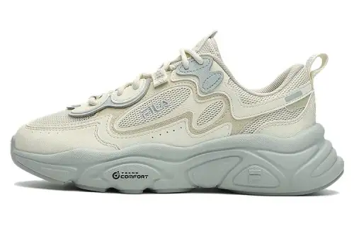 FILA Fila Mars 1 mesh leather versatile and comfortable low top casual shoes for women cream white