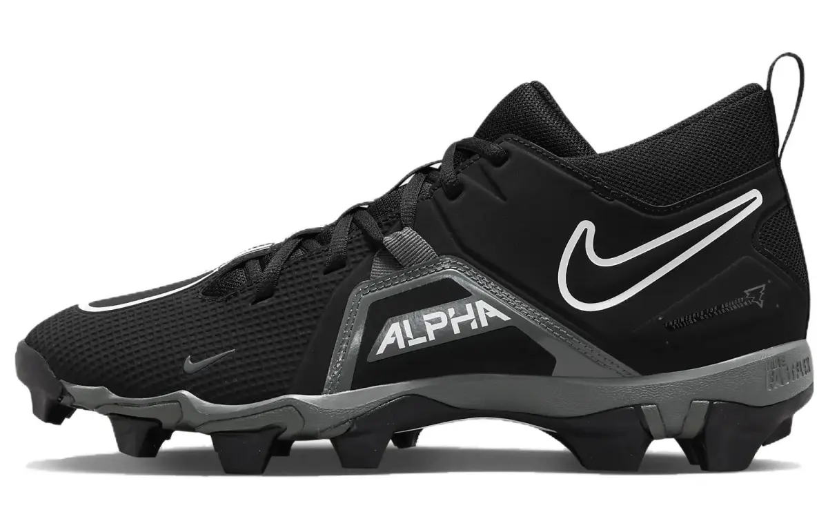 Nike Alpha Menace 3 Shark Cushioning Slip Resistant Abrasion Resistant Soccer Shoes Men's Black