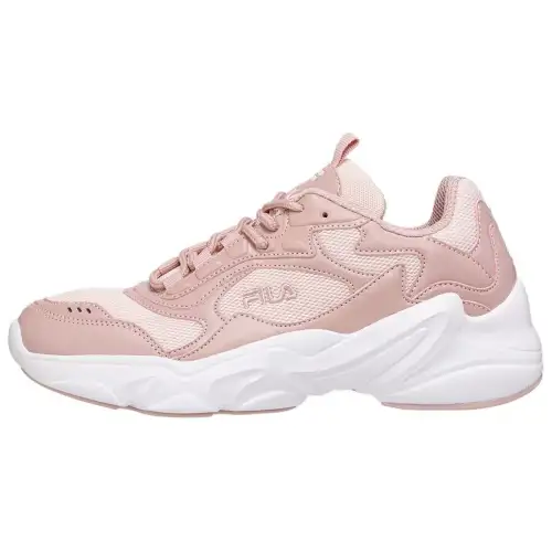 FILA Wear resistant And Lightweight Low top Casual Shoes Women's Pink