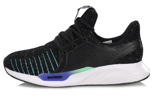 Li Ning Exceed Textile, Synthetic Leather Cushioning Slip Resistant Abrasion Resistant Breathable Lightweight Low top