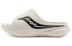 Saucony Cradle Slip Resistant Abrasion Resistant Casual Slippers Unisex Black White