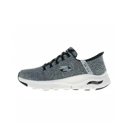 Skechers Low top Casual Shoes Men's Gray Black