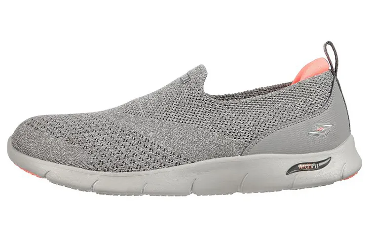 Skechers Arch Fit Casual Shoes Women's Low Top Gray