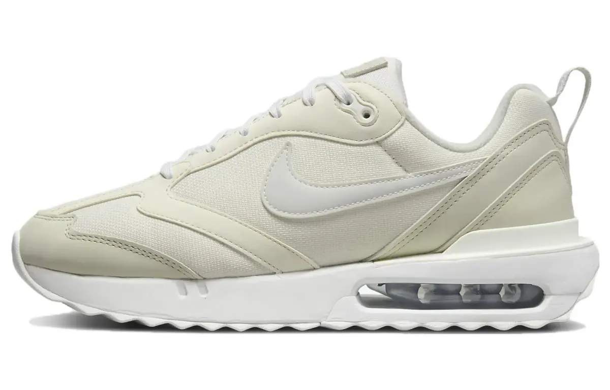 Nike Air Max Dawn Cushioning Abrasion Resistant Low top Casual Shoes Women's White Recyclable Material