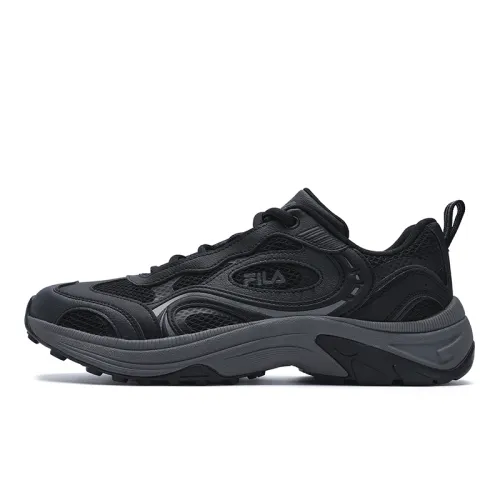 FILA FLUXION Chuanliu Shoes Low top Casual Shoes Men's Black Gray