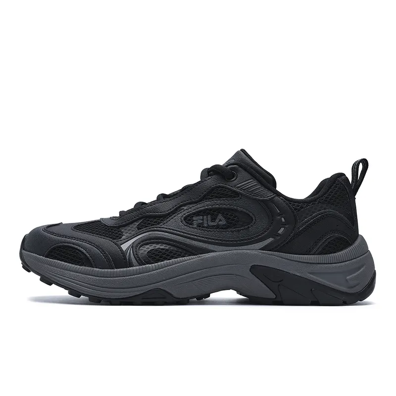 FILA FLUXION Chuanliu Shoes Low top Casual Shoes Men's Black Gray